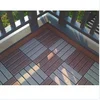 Outdoor waterproof WPC flooring tile with LED solar Lights