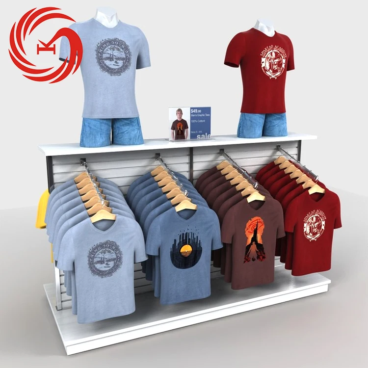 t-shirt floor display stand 