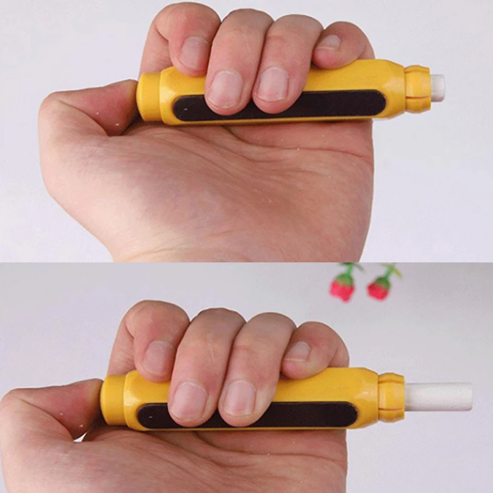 Chalk Holder Pack Of 8 Random Colors Plastic Chalk Keeper