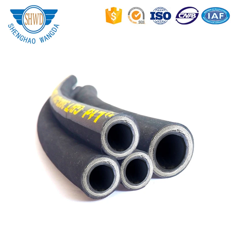 Synthetic Textile & Galvanised Steel Rubber Flexible Wire Reinforced Hoses