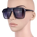 Thick Big Frame Color lenses COOL Party Large Eyeglasses sunglasses women UV400