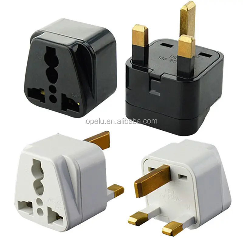 3 Pin Square Plug Type G Converter Us Usa To Ireland Uae British Uk