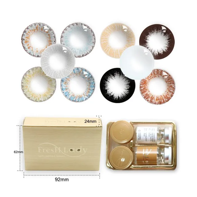 Wholesale Factory Price Colored Eyes Contact Cheap Price Degree Power