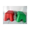 Wholesale cheap small square pp plastic home sitting stools for children kids