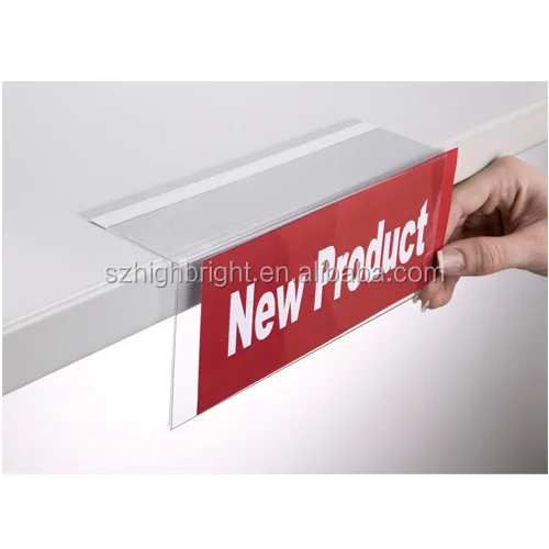 Supermarket Acrylic Shelf Talker Buy Display Shelf Talker,Plastic