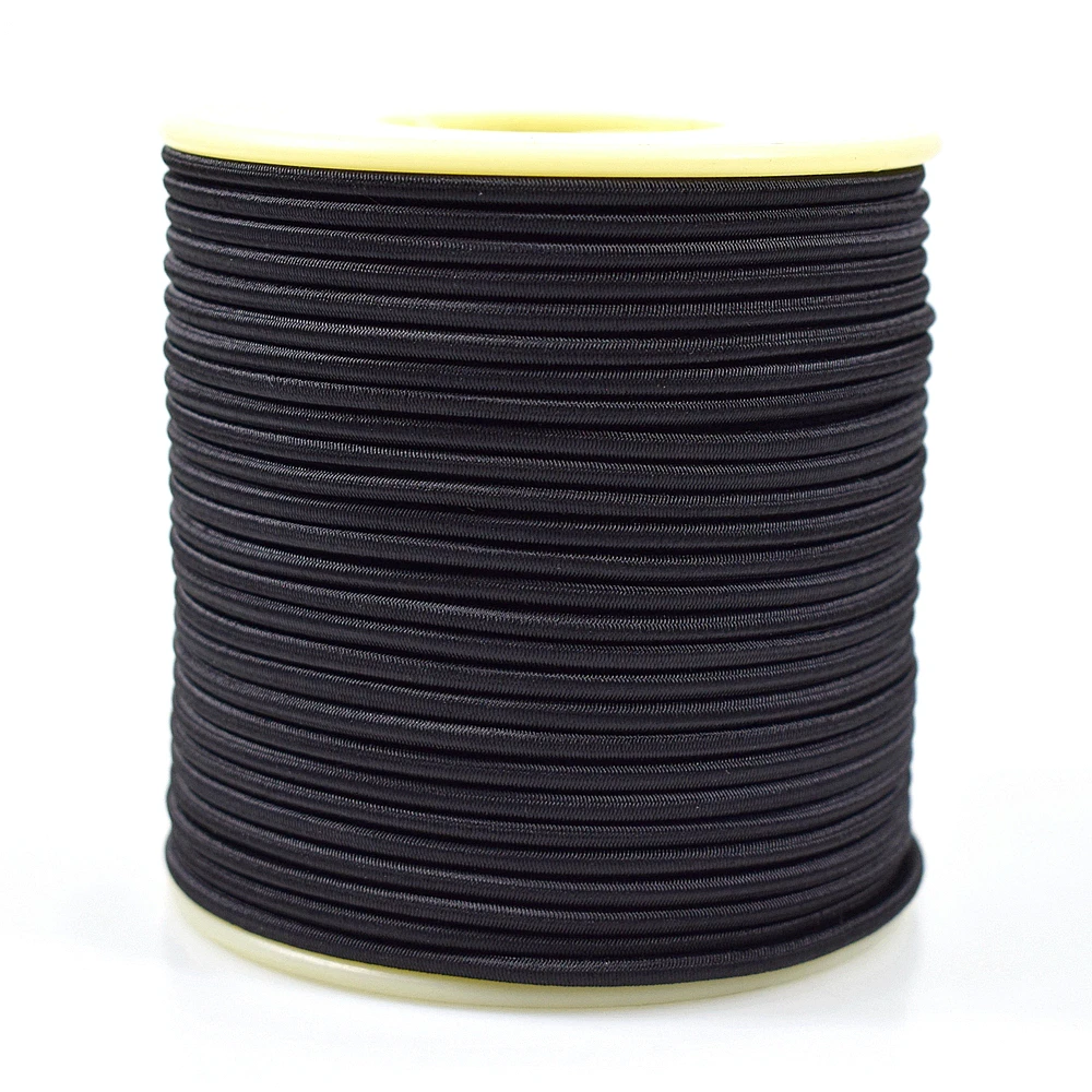Custom Pantone Color 1mm12mm Polyester+latex Elastic String Bungee