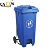 2-wheelie mobile PEDAL 120 liter pedal garbage waste bin