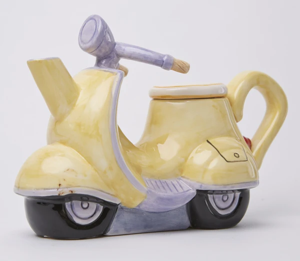 Creative Cute Motorcycle Shape Pink Teapot For Kids,Made In China Cheap ...