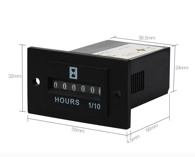 New Sys-2 12v Mechanical Hour Counter Timer Electronic Hour Meter - Buy ...