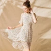 2019 Apparel Hot Sell Modern Design 0-neck CHIFFON Sexy Summer Tube Dress
