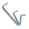 Chinese manufacturers supply Yellow L Shape Hook Right Angle Hook Screw L Hook