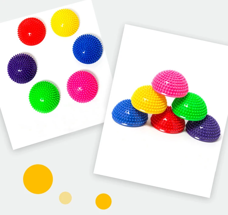 Spiky Massaging Hemisphere Foot Sole Massage Balance Ball Buy High