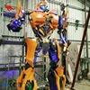 Outdoor Decoration large steel plaza exhibition animatronic led disfraz de robot