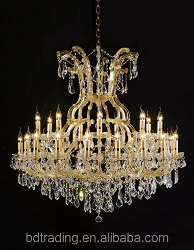 Modern Hotel Lobby Light European Retro Classic Antique Crystal Chandelier Ceiling Pendant Lamp for sale