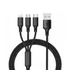 Hot sale factory direct wireless colorful stereo 3in1 usb cable With Best Price High Quality