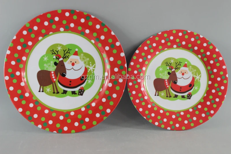 2015 Plastic food tray ,Christmas Dishes , Xmas Plate
