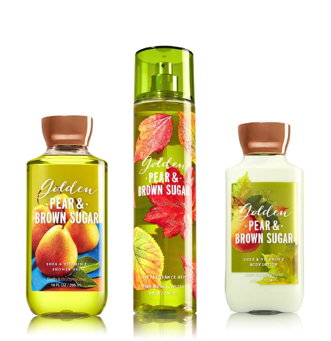 37.18. Bath & Body Works Signature Collection Golden Pear & Brown S...