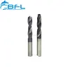 Extra Short Twist Drill Bits Cnc Cutter Solid Face Cutter 2 Flutes Carbide Small Diameter Drill Bit