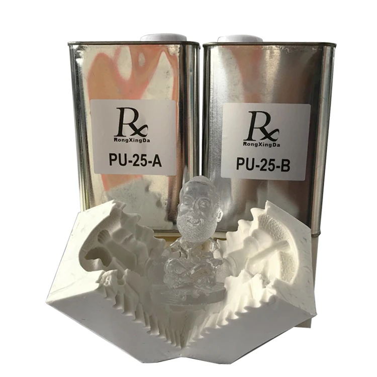 Rtv2 Liquid Silicone Polyurethane Resins For Casting,Cast Mold Material,Mold Castable Liquid