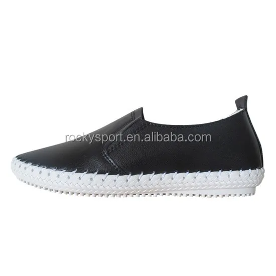 Trendy design hand made shoes with mark-thread decoration,hand made shoes