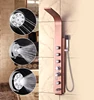 Stainless Steel Massage Shower Panel With Hot And Cold Water Mixer Bath Column With Automatic Shower Sensors Shower System