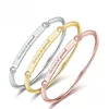 Wholesale Men Women Copper Jewelry Custom Bar Silver Metal Blank Gold Plated Engraved Bangle Bracelet