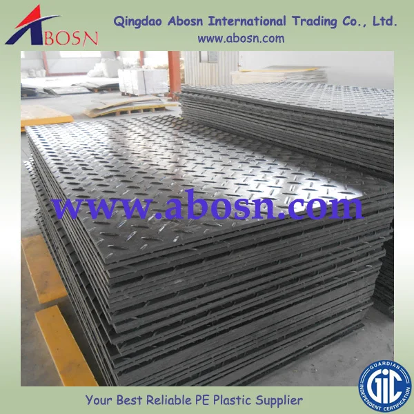 Heavy Duty & Protable Plastic Ground Protection Mat/temporary Road Mat