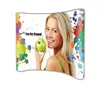 Curved type magnetic pop up display stand for trade show