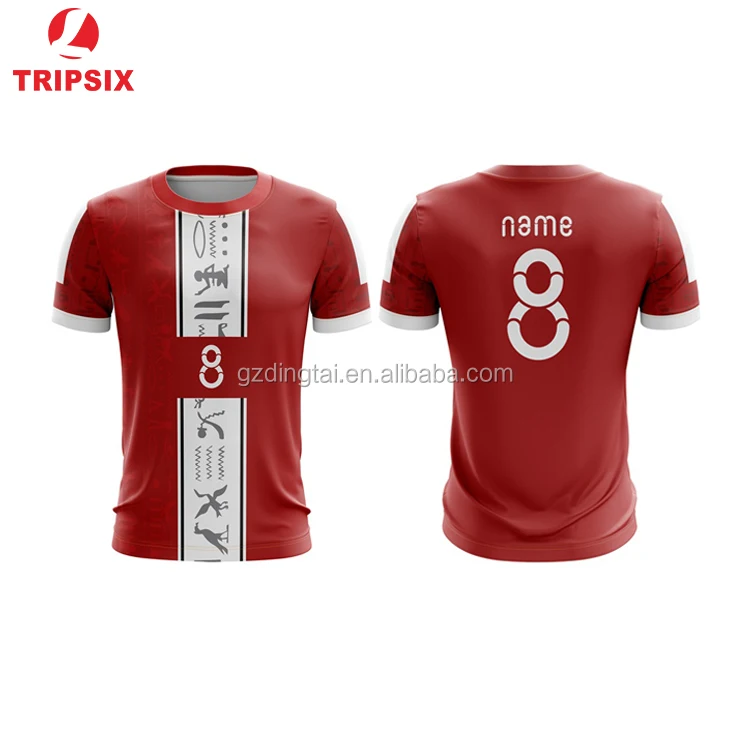 Custom Men'S Blank Sport Fotbal Football T Shirt
