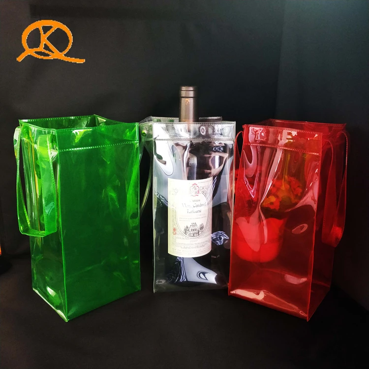plastic wine cooler bags