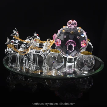 Cinderella Princess Crystal Horse Drawn Carriage Figure Wedding Cake Cinderella Princess Crystal Horse Drawn Carriage Figure Wedding Cake Topper Gifts