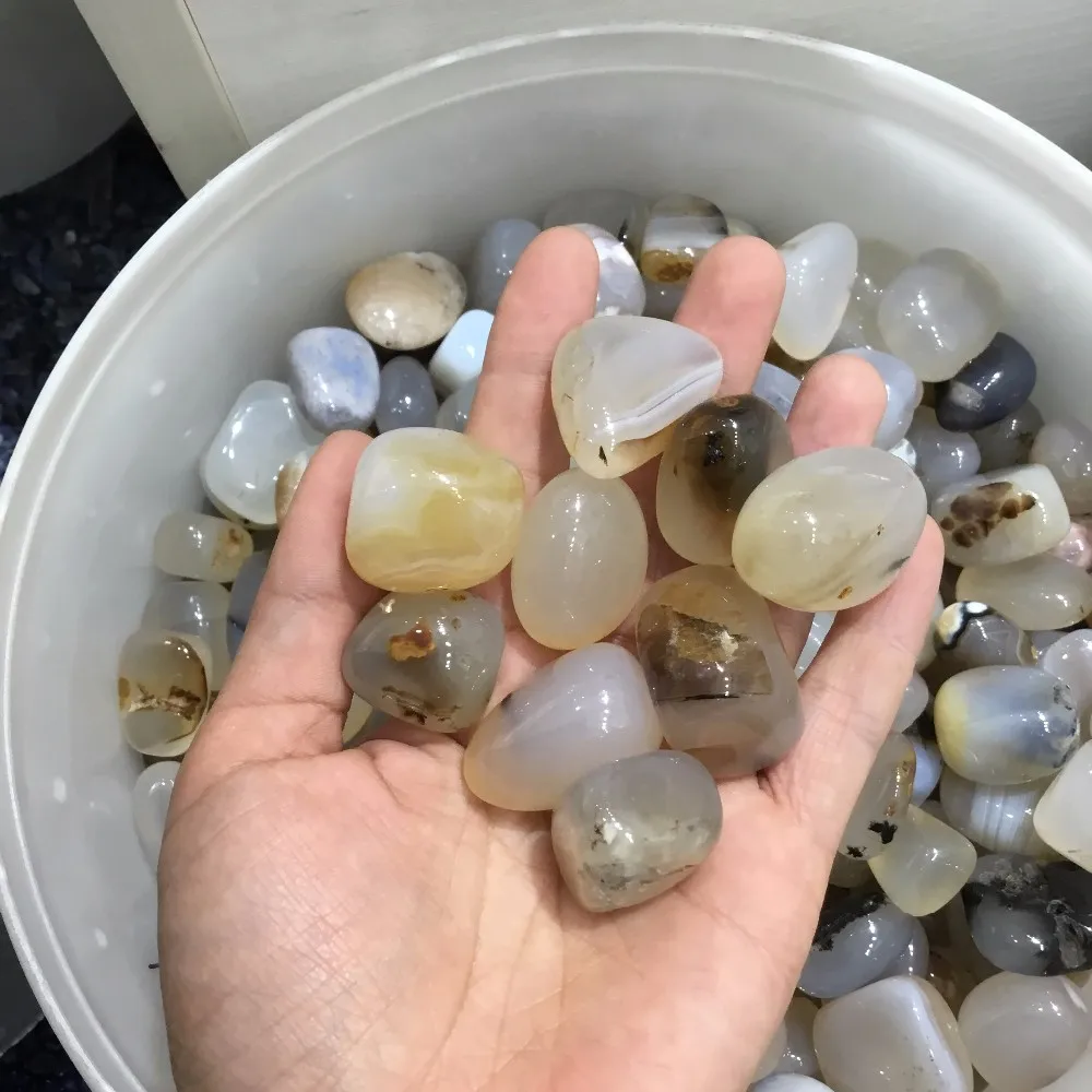 polished agate stones