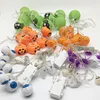 battery-powered string lights for halloween indoor outdoor decorations ghosts pumpkins bats