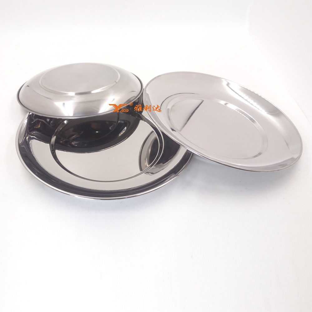 Cheap Wholesale Metal Dinner Plates Stainless Steel Dish For Sale Buy
