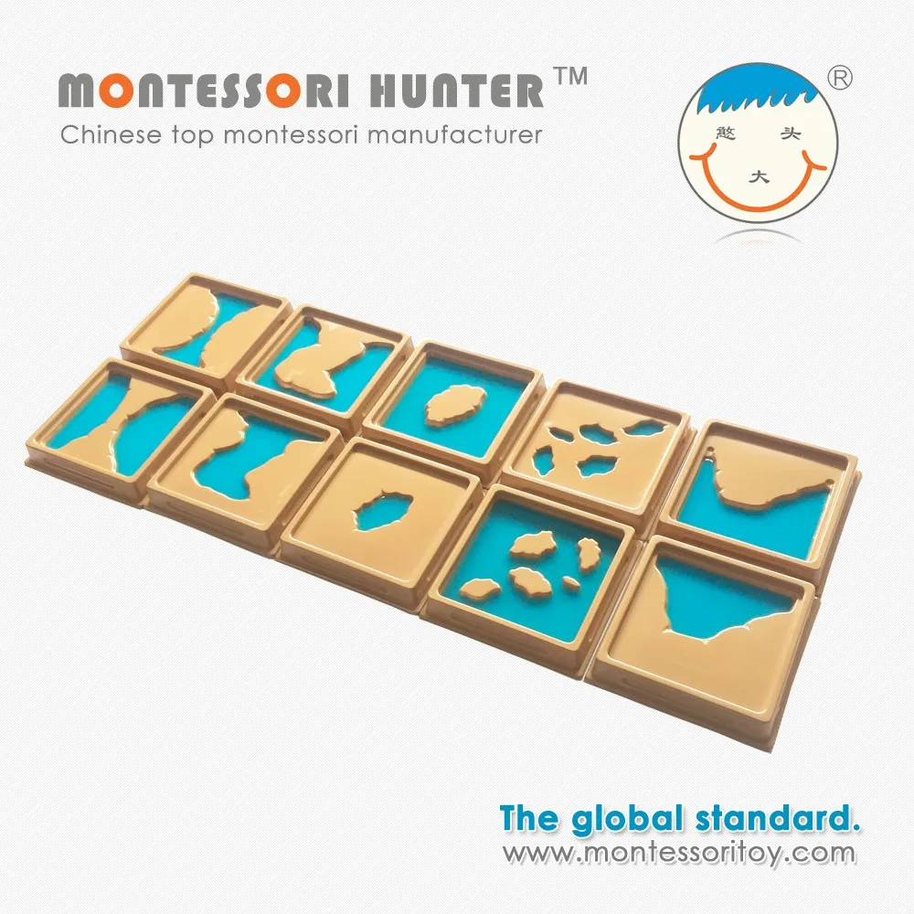 Geography Land And Water Form Montessori Toy Buy Montessori School