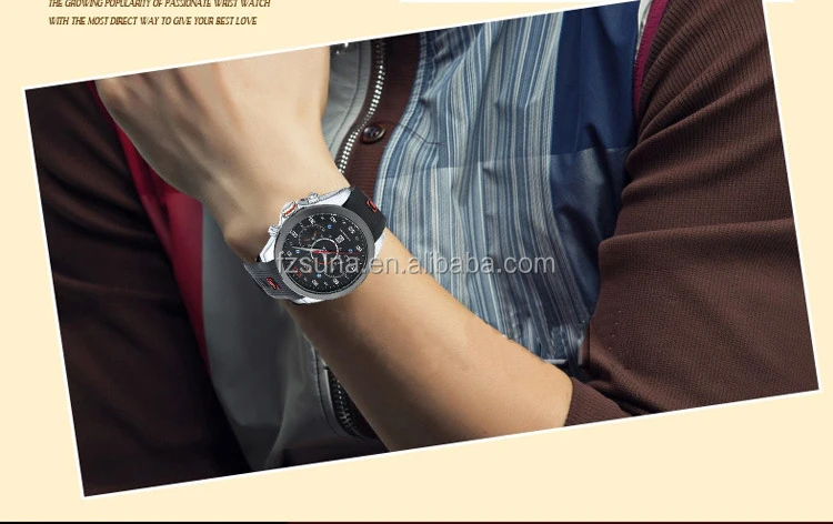 Hot Curren 8166 Men's Fashion Casual Watches French Luxury Brand