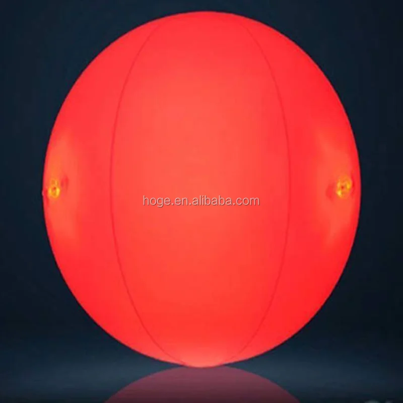 12 Inch Diameter Led Beach Ball Light Glowinthedark Beach Ball Led