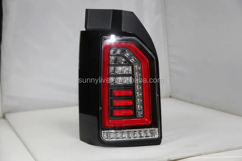 For Volkswagen Transporter T6 led rear light Black Housing Clear cover