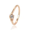 xuping fashion light weight rose gold ring
