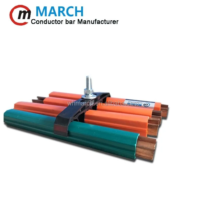 Grounding Busbar 400a Dsl Copper Busbar For Eot Crane Hoist - Buy Earth ...