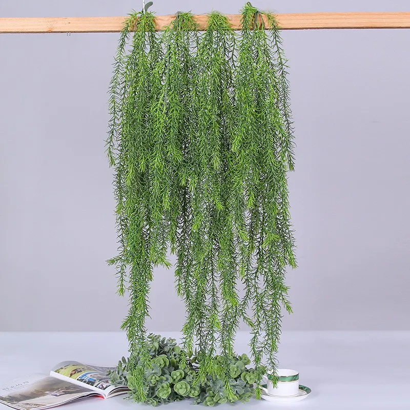 Zero 85cm Long Hanging Plant Nontoxic Pure Handmade Artificial Plant