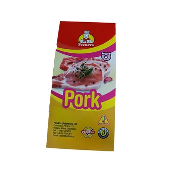 Custom Waterproof Printing Adhesive Vinyl Meat Sticker Roll Food Custom Waterproof Printing Adhesive Vinyl Meat Sticker Roll Food Freezer Labels Stickers