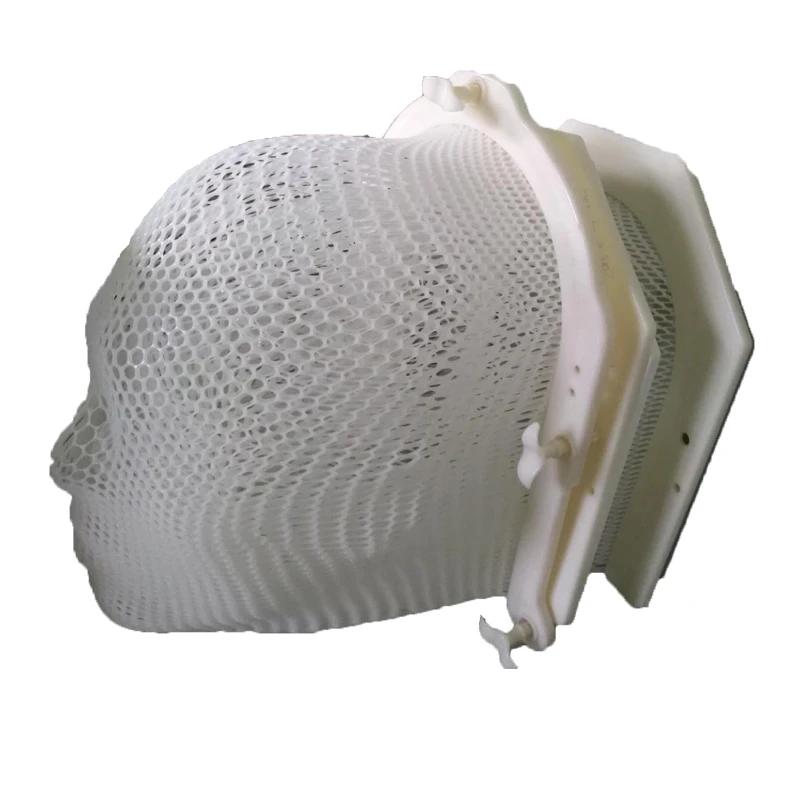 Thermoplastic Mask Throat Cancer Patient Fixation System In Radiation