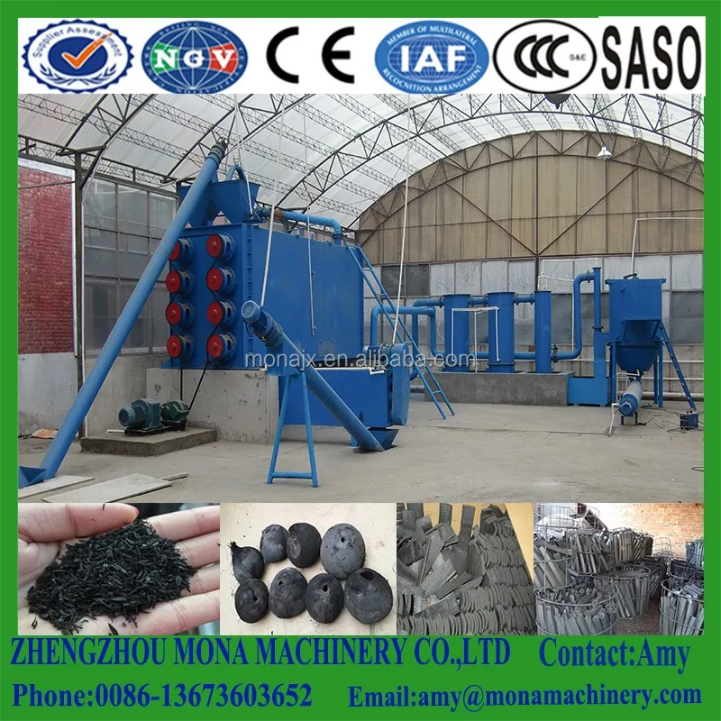 Horizontal Activated Rotary Machine Coal Retort Oven Kiln Briquette