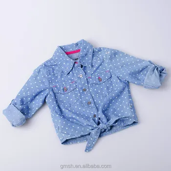 light color denim shirt