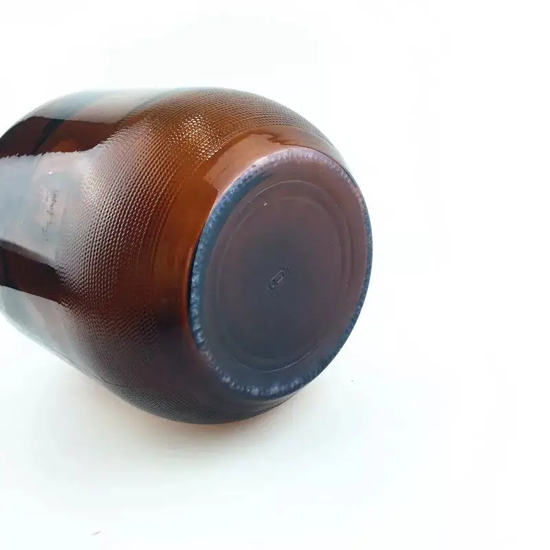 Amber 3l 2l 1gallon 1/2 Gallon Glass Wine Jug Growler Beer Glass Jug