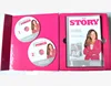 cd maget hard board box and note books box set package
