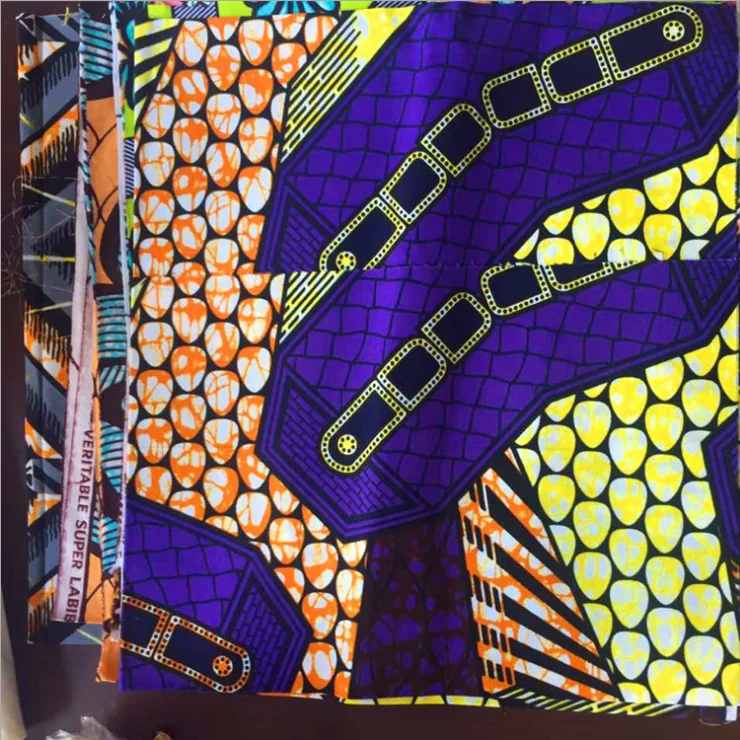 Wholesale New Fashion Printed 100%polyester fabric african wax prints fabric