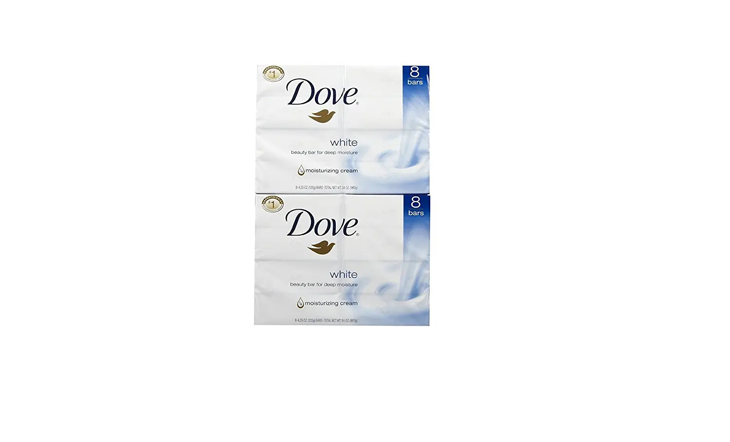 Dove Beauty Bar - White - 4 oz - 8 ct - 2 pk