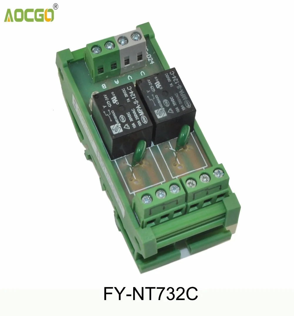 8 Channel DPDT DIN Rail Mount IDEC RJ2S Interface Relay Module| Alibaba.com